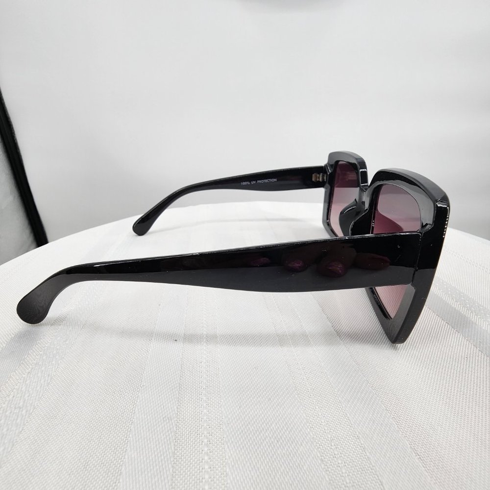 SIMPLY SOUTHERN Black Square Frame Sunglasses Sunnies 9014 NWT - Picture 3 of 8